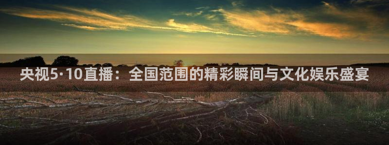 小九直播体育免费直播：央视5·10直播：全国范围的精彩瞬间与文化娱乐盛宴